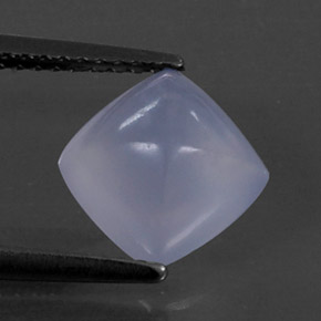 Calcedônia azul natural 2,35ct, transparente, transparente/translúcido
