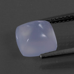 Calcedônia azul natural 2,35ct, transparente, transparente/translúcido