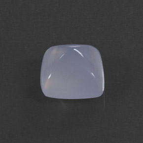 Calcedônia lavanda azul Natural 2.50ct, Quadrado, Transparente