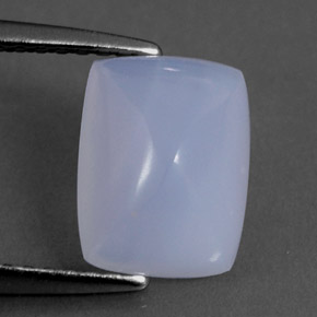 Calcedônia azul natural 2,06ct, transparente, transparente/translúcido