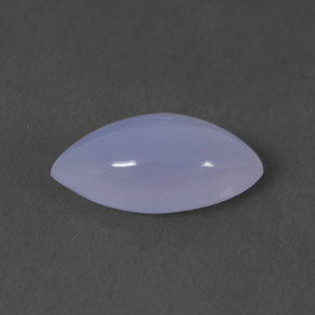 Calcedônia azul natural 1,66ct, transparente, transparente/translúcido