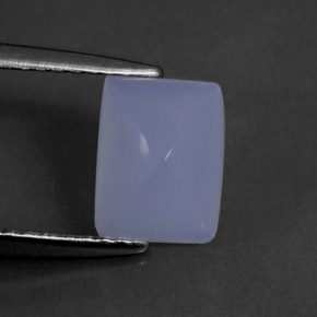 Calcedônia azul natural 1,69ct, transparente, transparente/translúcido
