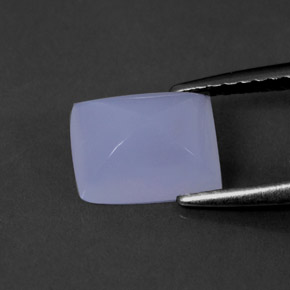 Calcedônia azul natural 1,69ct, transparente, transparente/translúcido