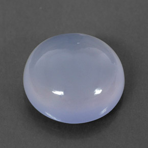 Calcedônia azul natural 4,43ct, transparente, transparente/translúcido
