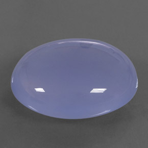Calcedônia azul natural 32,08ct, transparente, transparente/translúcido