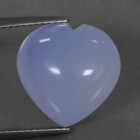 Calcedônia azul natural 8,10ct, transparente, transparente/translúcido