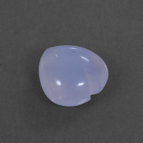 Calcedônia azul natural 1,66ct, transparente, transparente/translúcido