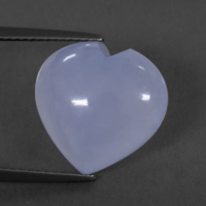 Calcedônia azul natural 7,23ct, transparente, transparente/translúcido
