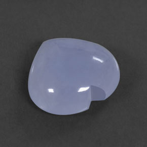 Calcedônia azul natural 7,23ct, transparente, transparente/translúcido