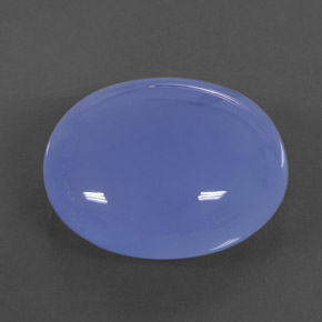 Calcedônia azul natural 27,29ct, transparente, transparente/translúcido