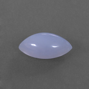 Calcedônia azul natural 1,88ct, marquise, translúcido