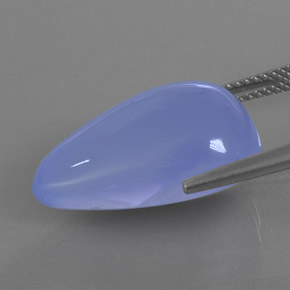 Calcedônia lavanda azul Natural 16.65ct, Transparente, Transparente/Translúcido