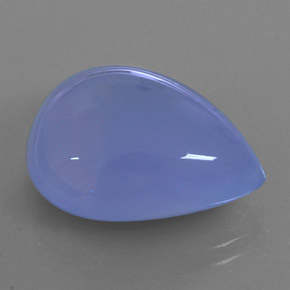 Calcedônia azul natural 18,59ct, transparente, transparente/translúcido