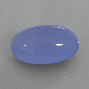 Calcedônia azul natural 21,57ct, transparente, transparente/translúcido