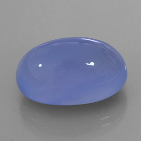 Calcedônia azul natural 20,44ct, transparente, transparente/translúcido