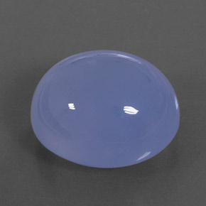 Calcedônia azul natural 27,24ct, transparente, transparente/translúcido