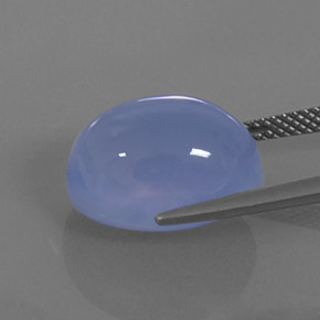 Calcedônia azul natural 11,03ct, transparente, transparente/translúcido
