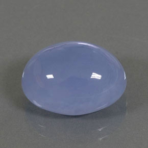 Calcedônia azul natural 10,84ct, transparente, transparente/translúcido