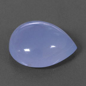Calcedônia azul natural 15,15ct, transparente, transparente/translúcido
