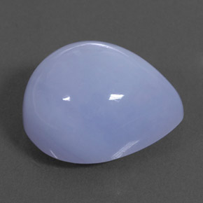Calcedônia azul natural 10,25ct, transparente, transparente/translúcido