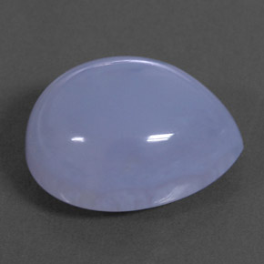 Calcedônia azul natural 10,53ct, transparente, transparente/translúcido