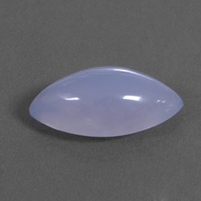 Calcedônia azul natural 3,55ct, transparente, transparente/translúcido