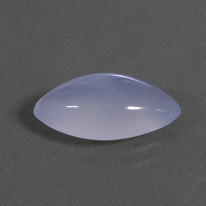 Calcedônia azul natural 2,88ct, transparente, transparente/translúcido