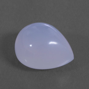 Calcedônia azul natural 4,31ct, transparente, transparente/translúcido