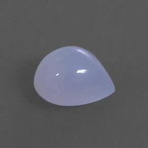 Calcedônia azul natural 4,74ct, transparente, transparente/translúcido