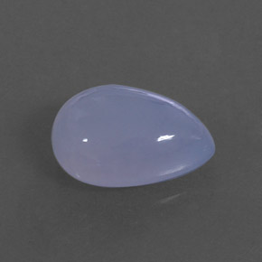 Calcedônia azul natural 4,92ct, transparente, transparente/translúcido