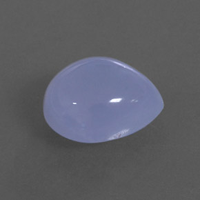 Calcedônia azul natural 6,48ct, transparente, transparente/translúcido