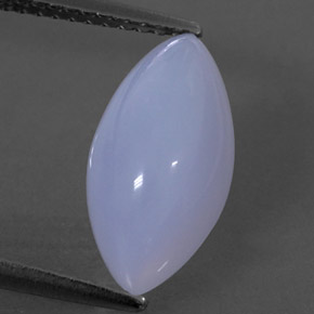 Calcedônia azul natural 3,15ct, transparente, transparente/translúcido