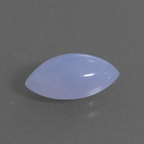 Calcedônia azul natural 2,04ct, transparente, transparente/translúcido