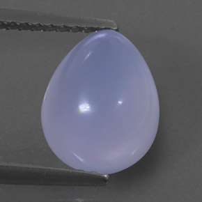 Calcedônia azul natural 2,75ct, transparente, transparente/translúcido