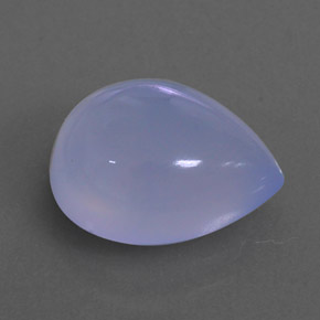 Calcedônia azul natural 3,53ct, transparente, transparente/translúcido