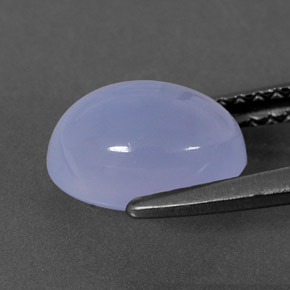Calcedônia azul natural 2,27ct, transparente, transparente/translúcido
