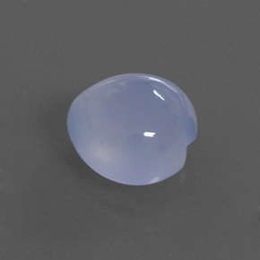 Calcedônia azul natural 4,98ct, transparente, transparente/translúcido