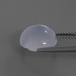 Calcedônia lavanda azul Natural 4.81ct, Transparente, Transparente/Translúcido