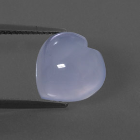 Calcedônia azul natural 4,16ct, transparente, transparente/translúcido