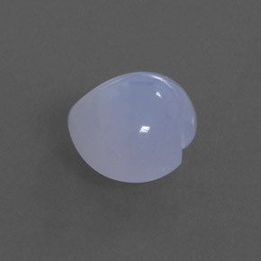 Calcedônia azul natural 4,52ct, transparente, transparente/translúcido