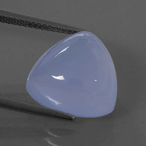 Calcedônia azul natural 9,54ct, transparente, transparente/translúcido