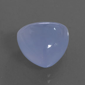 Calcedônia azul natural 9,54ct, transparente, transparente/translúcido