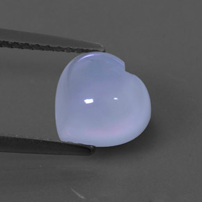 Calcedônia azul natural 2,25ct, transparente, transparente/translúcido