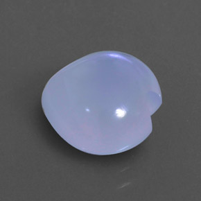 Calcedônia violeta natural 4,12ct, transparente, transparente/translúcido