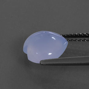 Calcedônia azul natural 2,03ct, transparente, transparente/translúcido