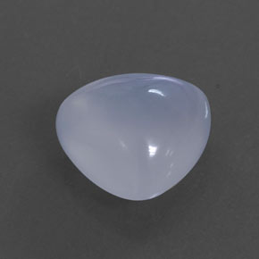 Calcedônia azul natural 3,44ct, transparente, transparente/translúcido