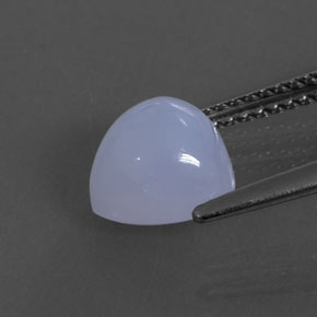 Calcedônia azul natural 2,25ct, transparente, transparente/translúcido