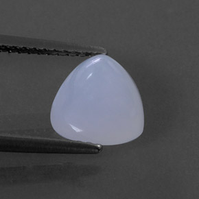 Calcedônia azul natural 2,15ct, transparente, transparente/translúcido