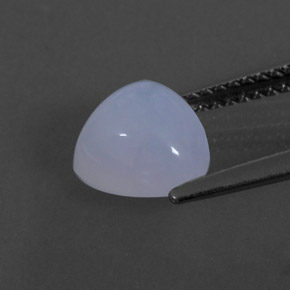 Calcedônia azul natural 2,15ct, transparente, transparente/translúcido