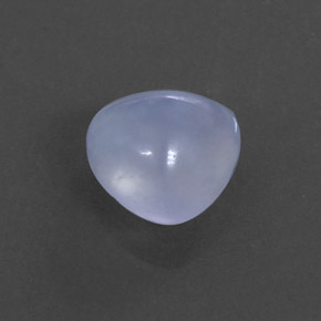Calcedônia azul natural 1,74ct, transparente, transparente/translúcido